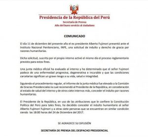Indulto - Fujimori