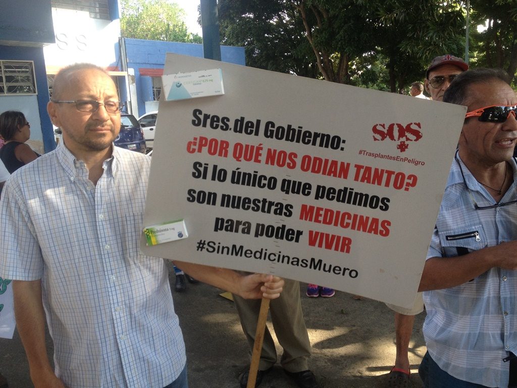Protestas Trasplantados Carabobo - ACN