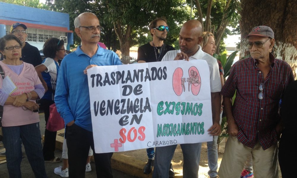 Protestas Trasplantados Carabobo - ACN