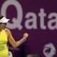 Garbiñe Muguruza es la primera finaslita del torneo de Dohan. Foto AFP/Karin Jaafar