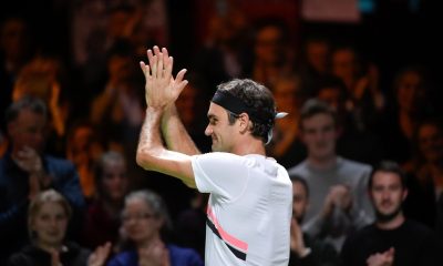 Roger Federer jugará ante Grigor Dimitrov la final del Torneo de Róterdam. Foto AFP | John Thys