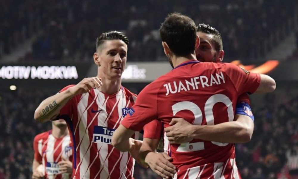 Atlético fue contundente en la ida de los Octavos de Final de Europa League - ACN