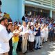 protesta de enfermeros en la Chet