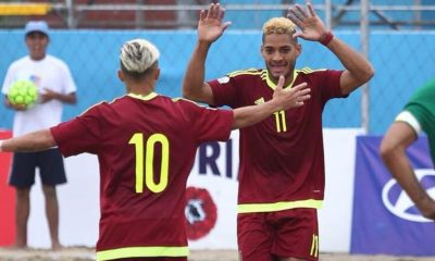 Venezuela de fútbol playa derrota a Bolivia en la Copa América - ACN
