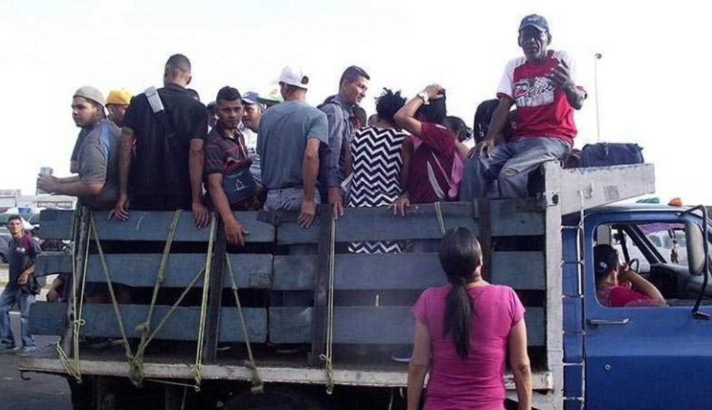 Dos muertes, camión, transporte público - acn