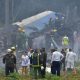 Avión se estrelló en la Habana