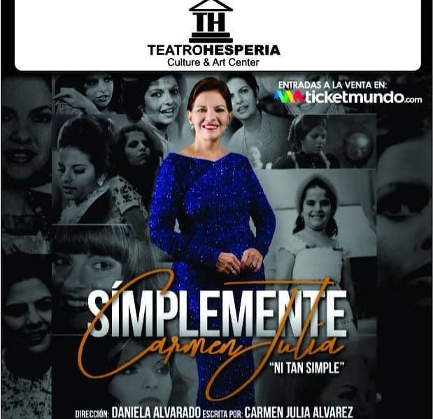 Carmen Julia Álvarez compartirá monólogo este domingo en Teatro Hesperia