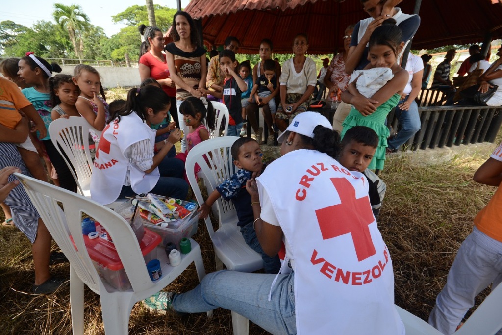 Cruz Roja ofreció operativo de salud en comunidad Mirandita al sur de Valencia