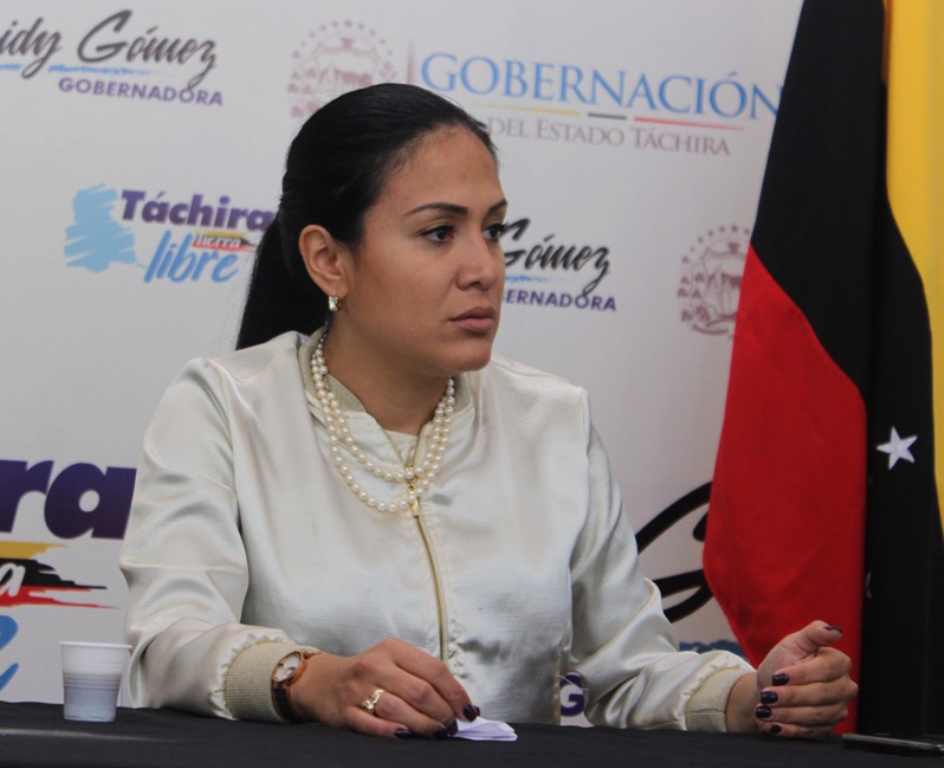 Gobernadora del Táchira, cuestionó medidas de Maduro, zona fronteriza - acn
