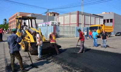 ACN- Llegan 40 toneladas de asfalto a Puerto Cabello