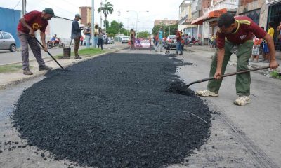 ACN- Llegan más de 50 toneladas de asfalto a Puerto Cabello