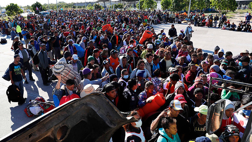 ACN- Más de 1.500 migrantes llegan a la frontera entre EE.UU. y México