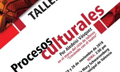 ACN- Dictarán taller de “Procesos Culturales” en Valencia