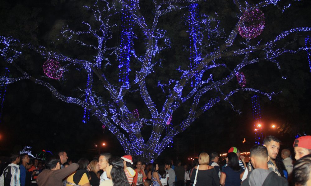 ACN- Luces navideñas encendieron Naguanagua
