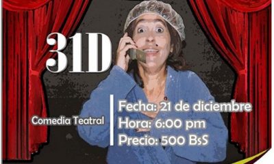 ACN- Comedia teatral “31 D” llega a valencia el próximo viernes