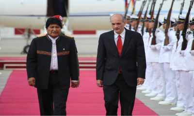 Evo Morales de Bolivia, acn