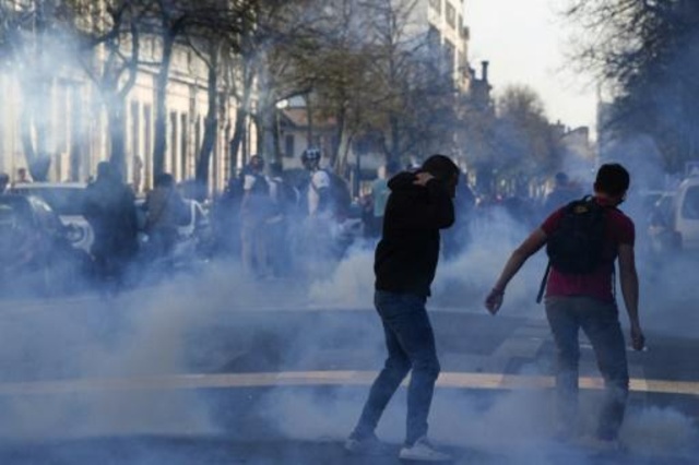 Protestas en Burdeos, Chalecos amarillos, Foto cortesía de AFP
