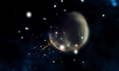 Descubierto Púlsar volando a gran velocidad a través de la galaxia