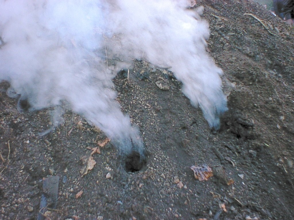 Reportan presunto fenómeno volcánico en Guacara. Foto: Cortesía