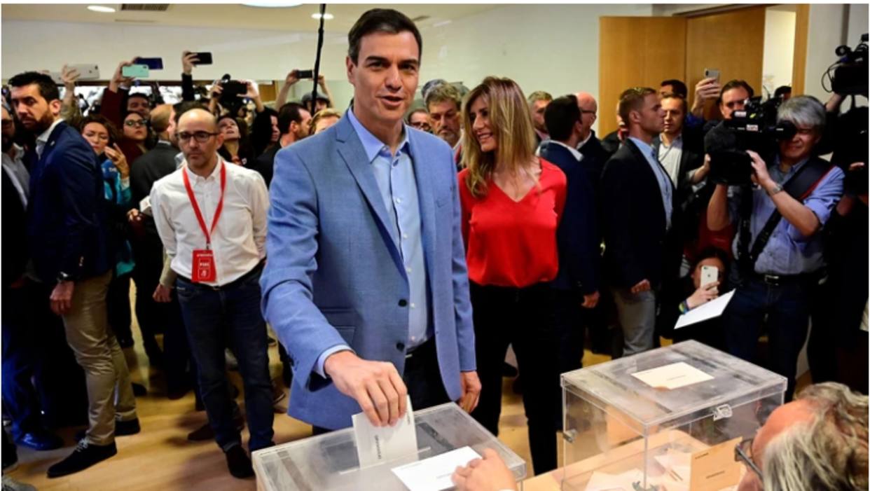 Elecciones España PSOE. Foto: AFP