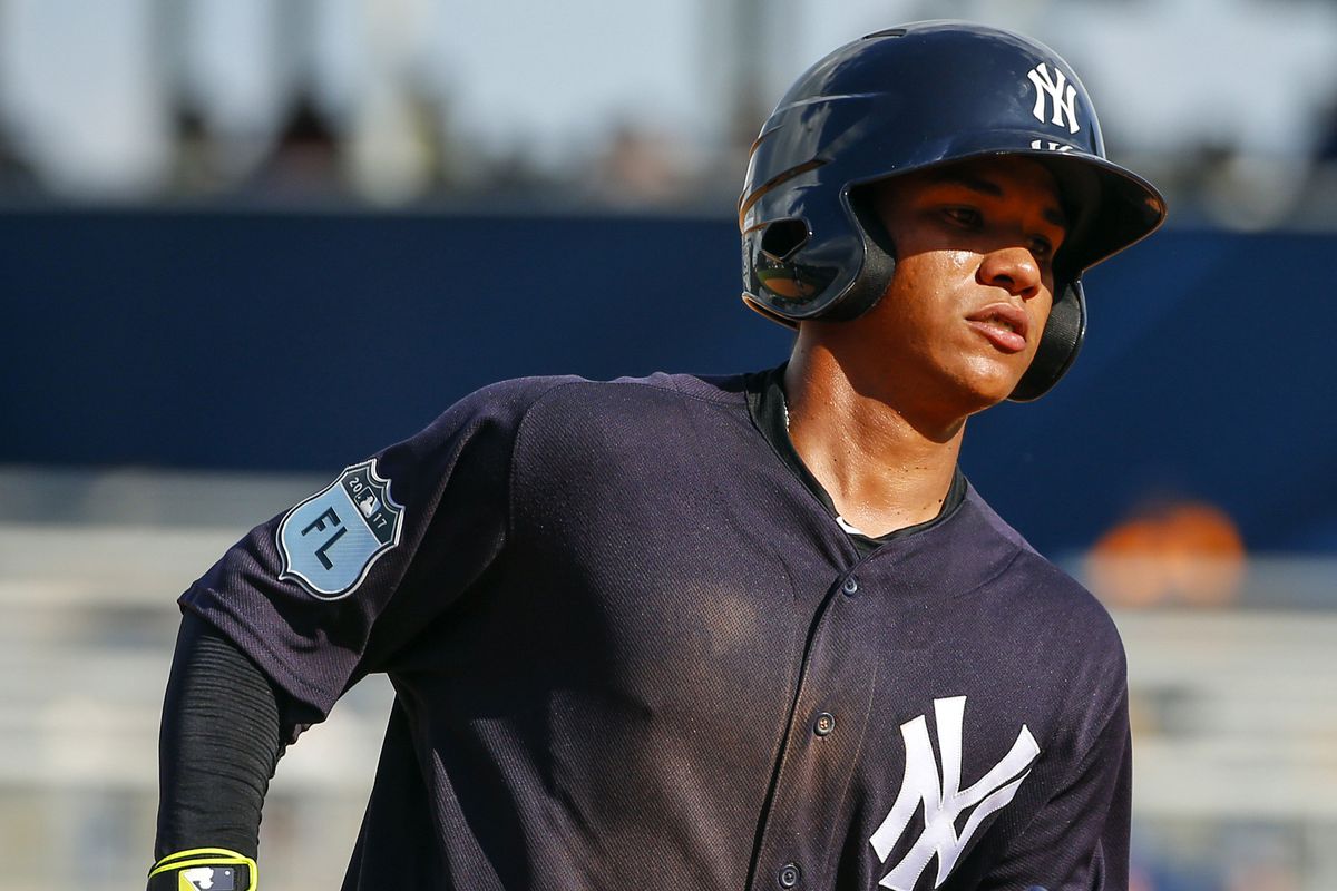 Thairo Estrada nuevo prospecto de los Yankee de New York. Foto: Agencias