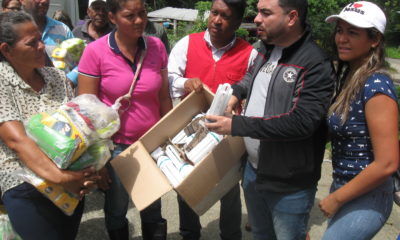 El alcalde de Bejuma, Rafael Morales, realizó la entrega. ACN