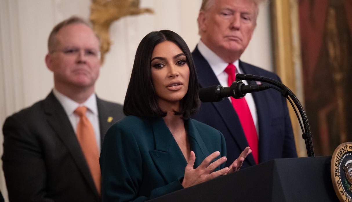 Kim Kardashian en la Casa Blanca - ACN