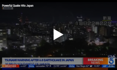 Poderoso terremoto golpea Japón: hay alerta de tsunami