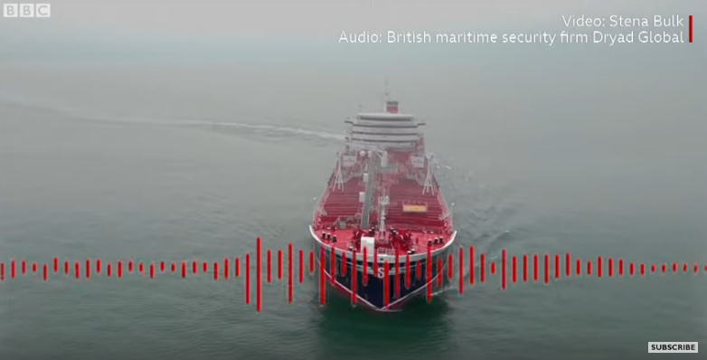 Audio revela altercado entre la marina británica y fuerzas iraníes