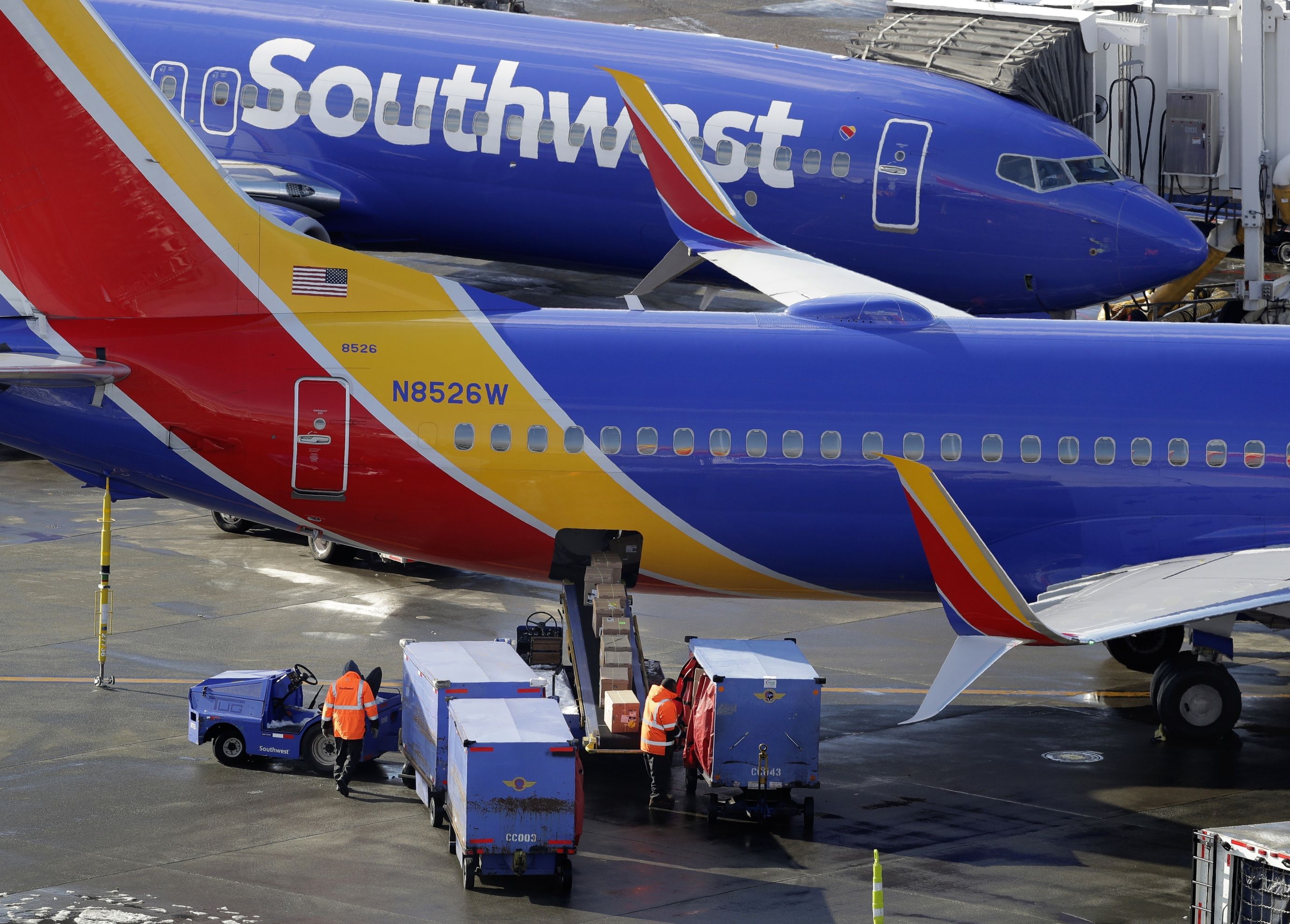 Siguen los accidentes de Southwest Airlines: Chocaron dos aviones en tierra