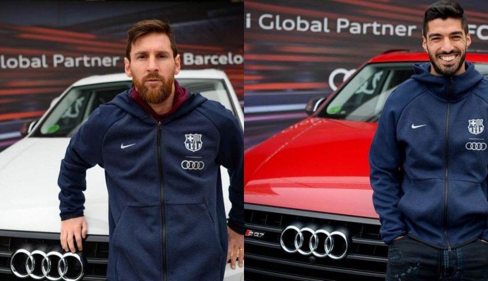 Jugadores del FC Barcelona Audi. ACN