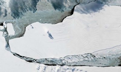 Gigantesco Iceberg de 160 Km de largo se encuentra en movimiento