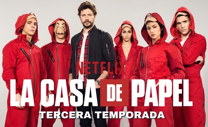 Netflix presentó la tercera temporada de La casa de papel. ACN