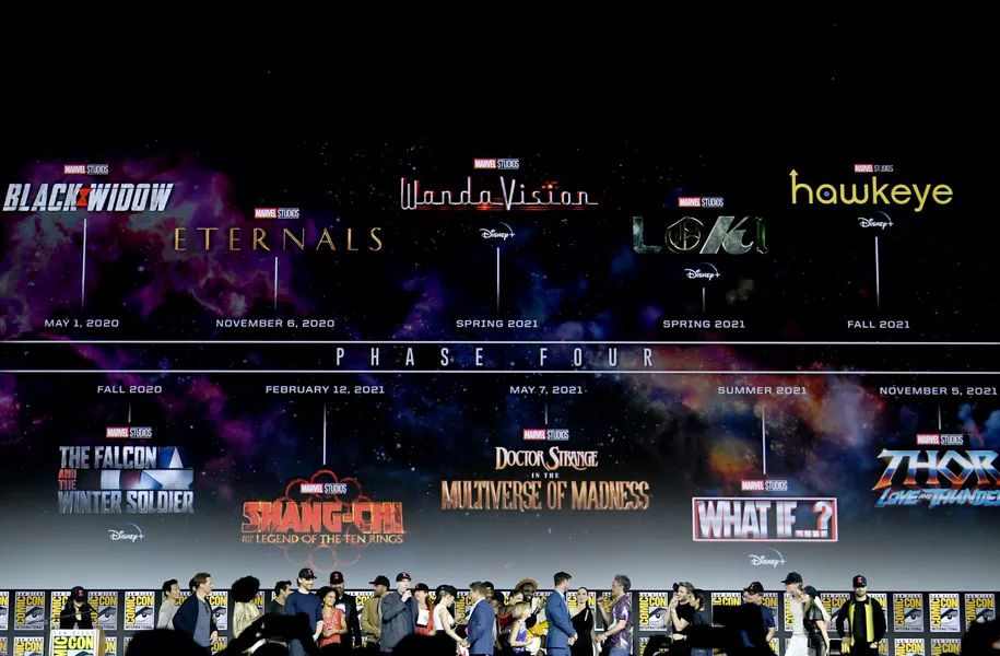 Marvel revela el plan masivo de cine y televisión de su fase 4