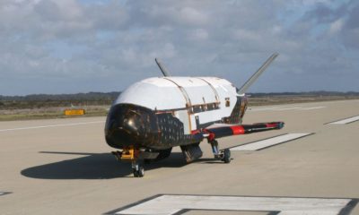 Misterioso avión espacial militar X-37B captado en cámara