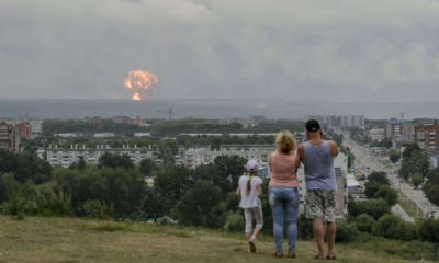 Nueva explosión masiva en Rusia: estalló depósito de arma
