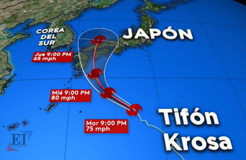 400 mil personas con aviso evacuación por tifón que azota al Japón