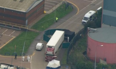 Policía irlandesa encontró 39 muertos en un container