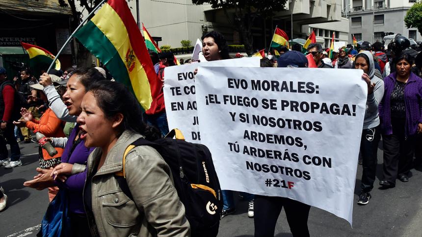 Protestas en Bolivia - ACN