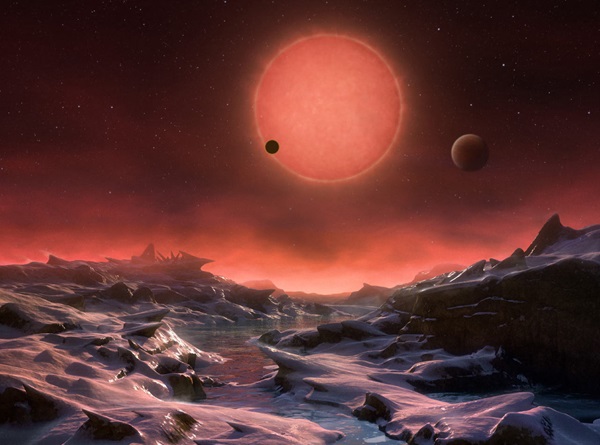 Astrónomos encontraron 3 exoplanetas del tamaño de la Tierra a solo 12 años luz
