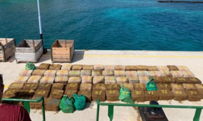 Guardia costera de Curazao interceptó barco con 2.200 kilos de cocaína