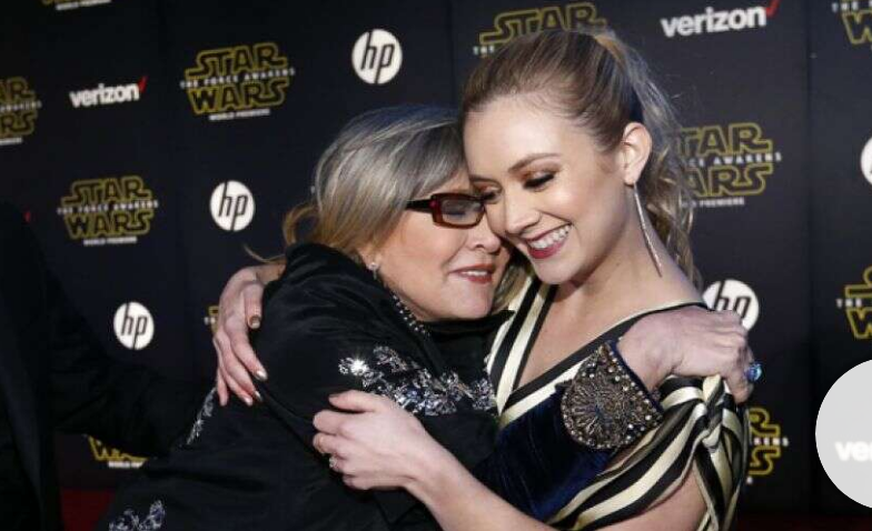 Hija de Carrie Fisher le rinde tributo a la Princesa Leia