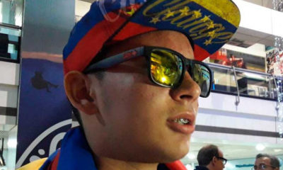 Rufo Chacón regresó a Venezuela entre aplausos y gritos
