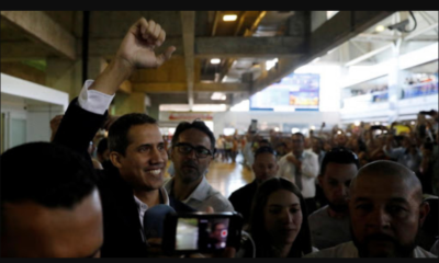 Guaidó llega a Venezuela este martes