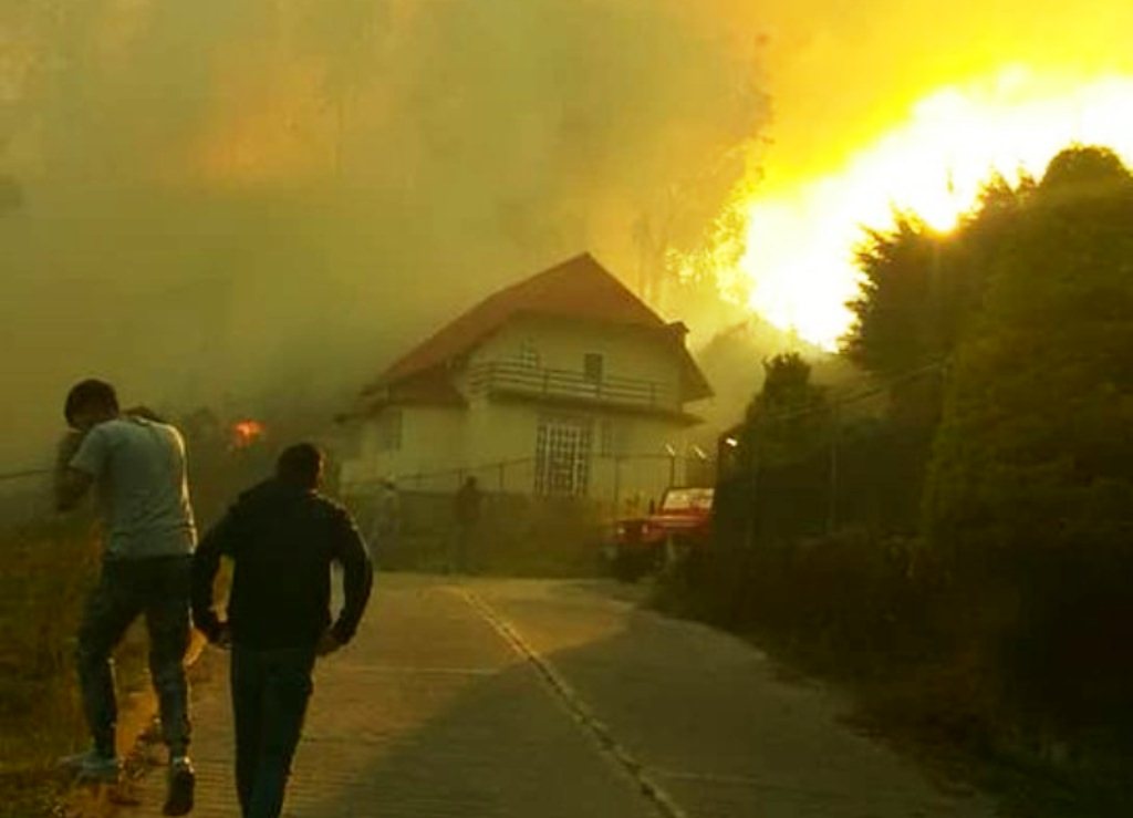 Fuertes incendios en la Colonia Tovar - noticiasACN