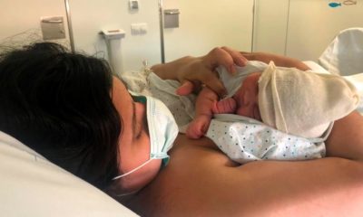 Mujer con COVID-19 da a luz a bebé sano