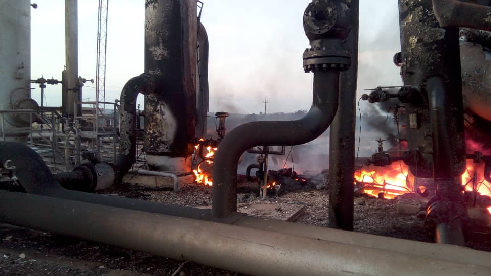 explosion en Pdvsa gas