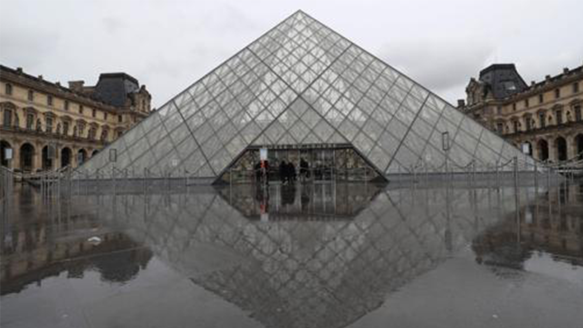 cerrado museo de Louvre