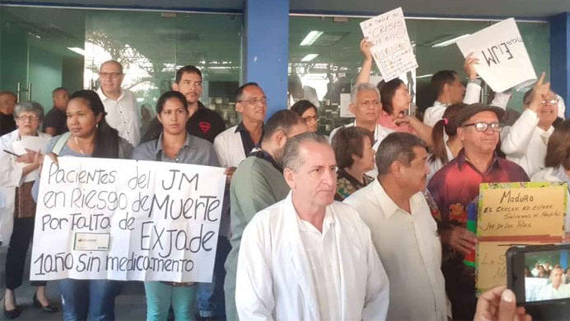 protestan en Hospital JM de los Rios