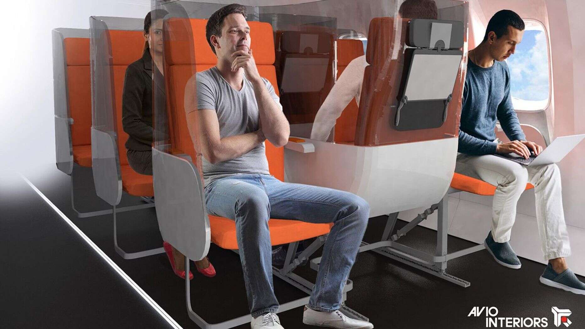 Proponen nuevo diseño para cabinas de pasajeros debido al Covid-19